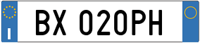 Truck License Plate